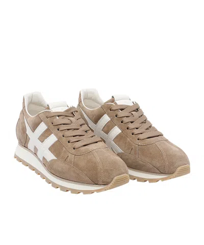 Hogan Interactive Grey Suede Sneakers