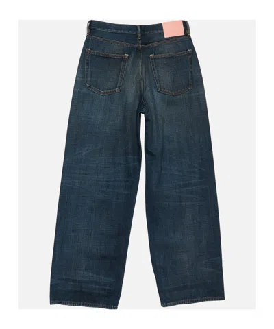 Acne Studios Jeans With Belt Loops In Blue
