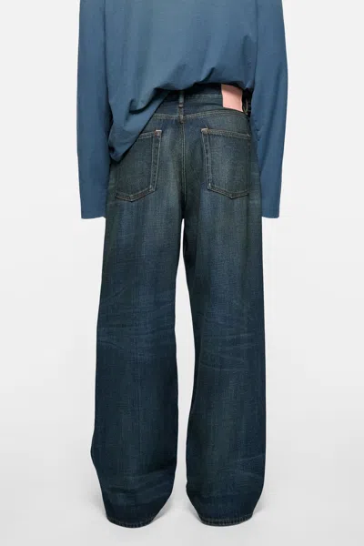 Acne Studios Jeans With Belt Loops In Blue