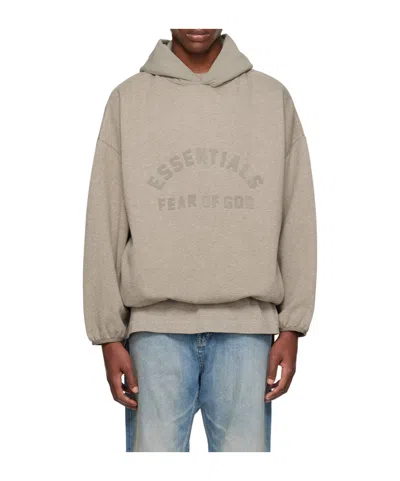 Essentials Logo Lettering Patch Panelled Hoodie