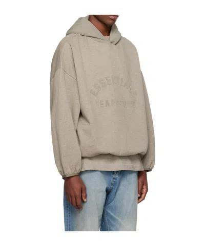 Essentials Logo Lettering Patch Panelled Hoodie