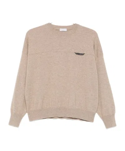 Brunello Cucinelli Cashmere Round Neck Sweater Clothing