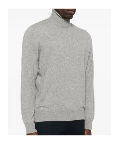 Brunello Cucinelli Cashmere Turtle-neck Sweater In Gray