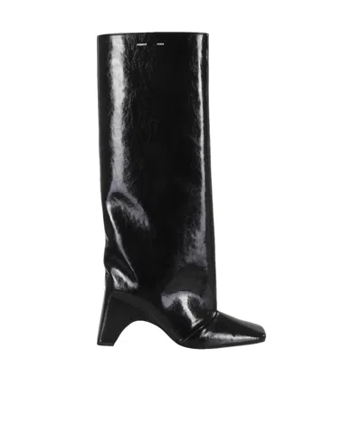 Coperni Bridge 85mm Leather Knee-high Boots