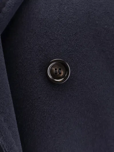 Max Mara Rebus Virgin Wool And Cashmere Coat In Blue