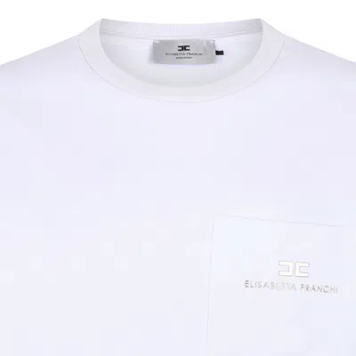 Elisabetta Franchi Round Neck Short Sleeve T-shirt