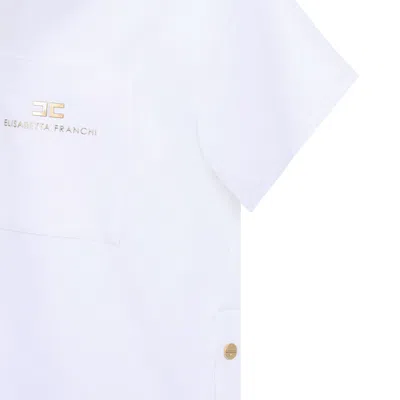 Elisabetta Franchi Round Neck Short Sleeve T-shirt