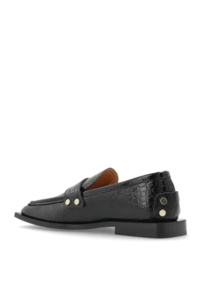 Ganni Square-toe Loafers