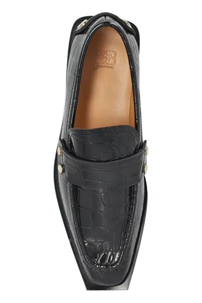 Ganni Square-toe Loafers