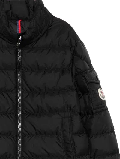 Moncler Enfant Areum Down Jacket In Black