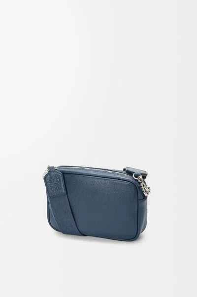 Loewe Small Pebble Messenger Bag In Supple Grained Calfskin
