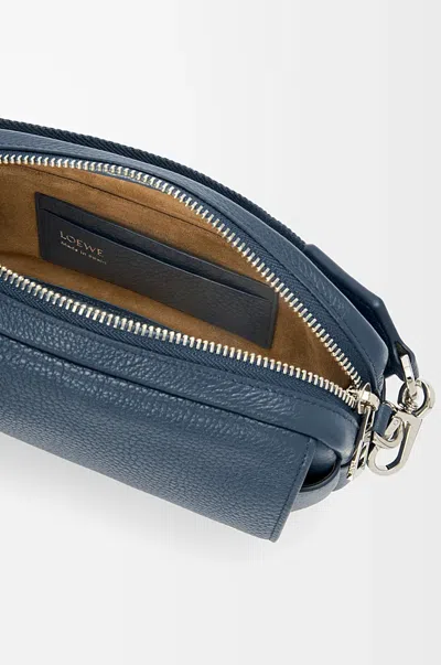 Loewe Small Pebble Messenger Bag In Supple Grained Calfskin