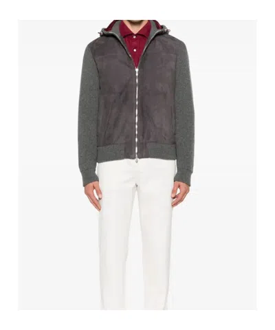 Brunello Cucinelli Easy Fit Western Shirt In Corduroy In Red