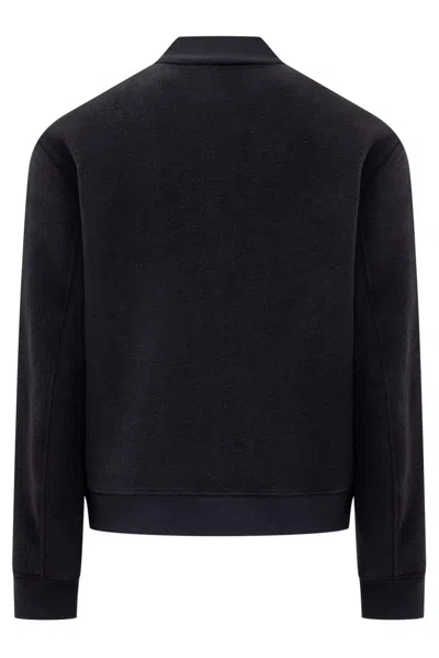 Etro Wool Bomber Jacket In Blue