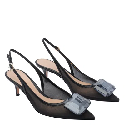 Gianvito Rossi Pointed-toe Slingback Pumps