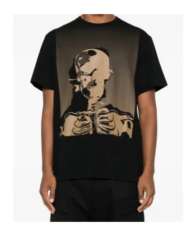 Alexander Mcqueen Skeleton T-shirt In Black
