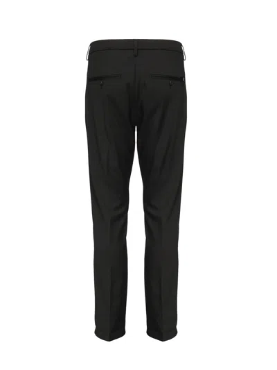 Dondup Belt Loop Casual Pants In Black