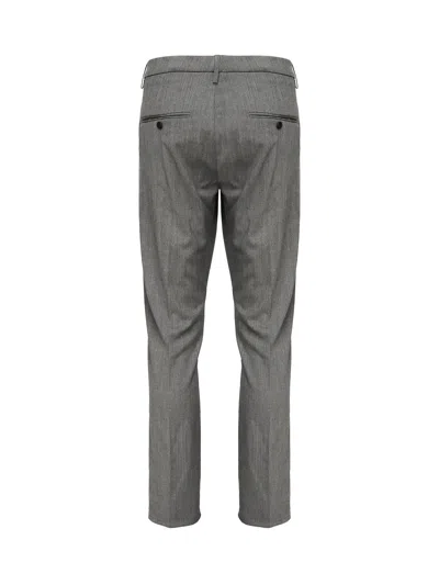 Dondup Belt Loop Casual Pants In Gray