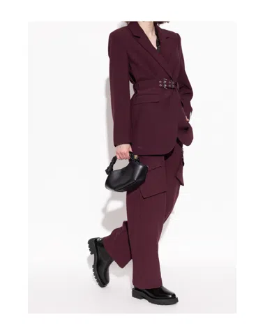 Ganni Black Low Black Oleatex Boots In Black