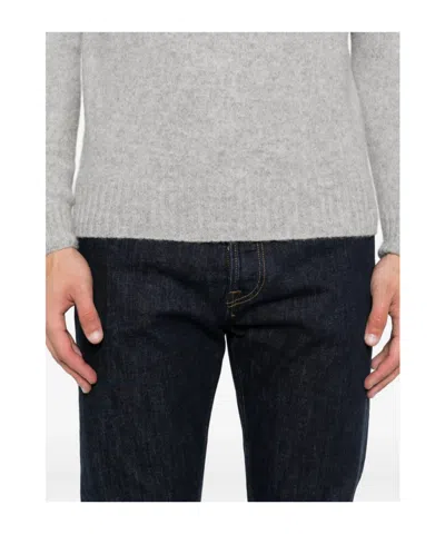 Dondup Denim Trousers With Belt Loops In Blue