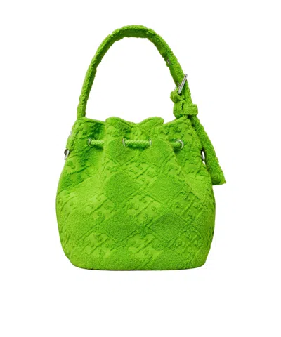 Tory Burch T Monogram Terry Mini Bucket Bag