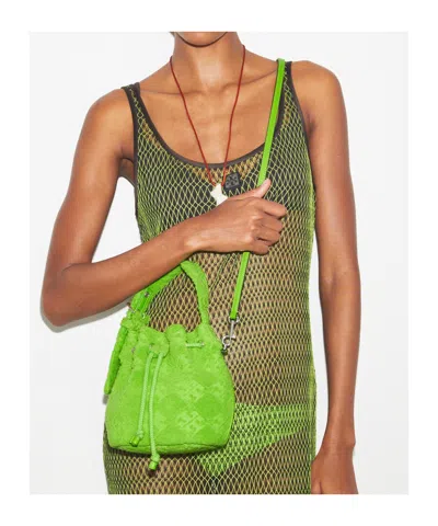 Tory Burch T Monogram Terry Mini Bucket Bag