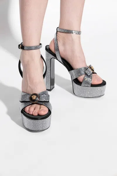 Versace Open-toe High-heeled Sandals