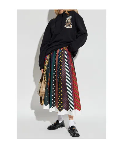 Moschino Long Sleeve Hooded Sweatshirt