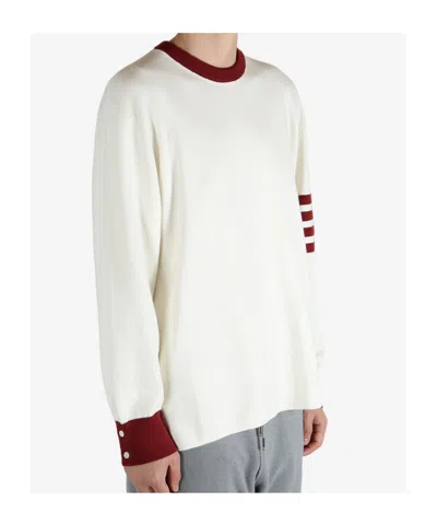 Thom Browne Four-stripe Crew-neck Sweater