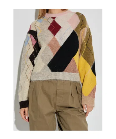 Moschino Knitwear Crew Neck Long Sleeves Soft Texture