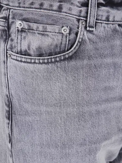 Haikure Straight Leg Trousers Belt Loops In Gray