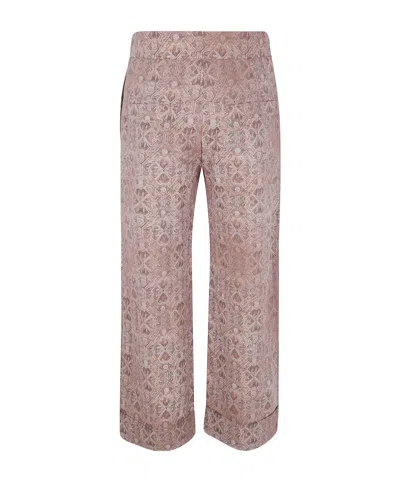 Pierre-louis Mascia Geometric-print Wool Trousers