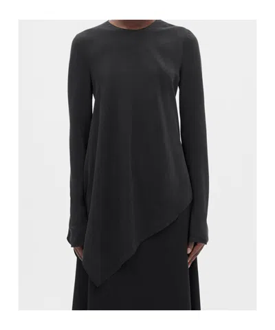 Ann Demeulemeester Asymmetrisches Deana Top In Black
