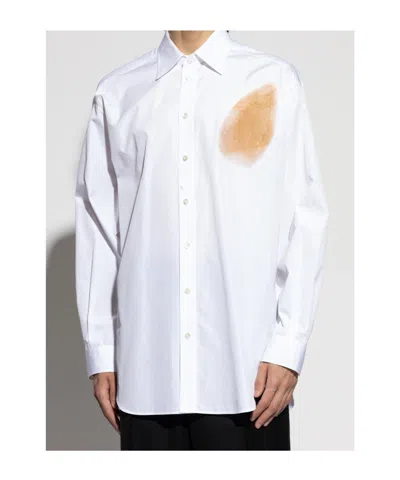 Moschino Long Sleeve Shirt In White