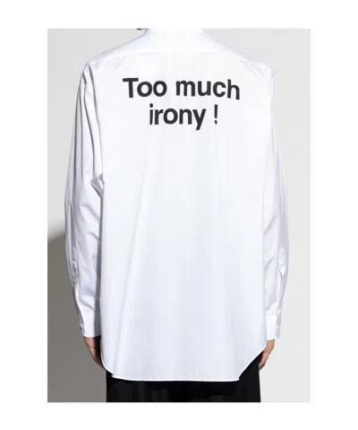Moschino Long Sleeve Shirt In White
