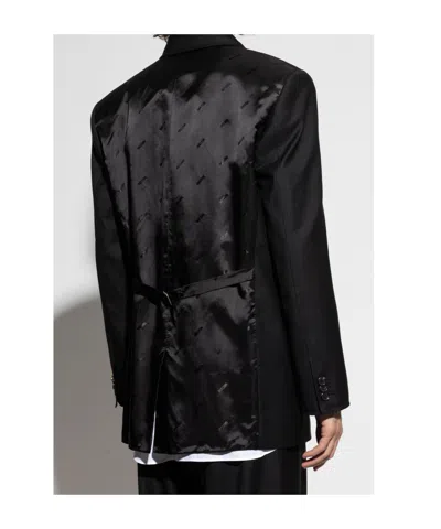 Moschino Long Sleeve Blazer In Black