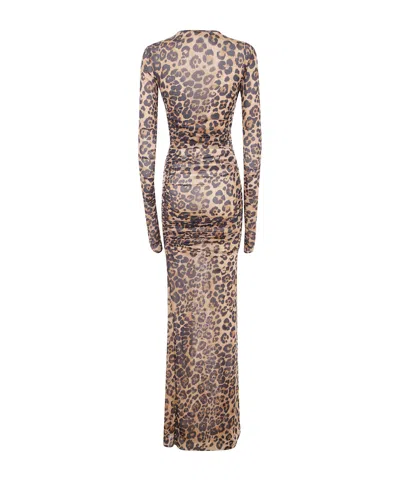 Blumarine Print Jersey Dress In Multi