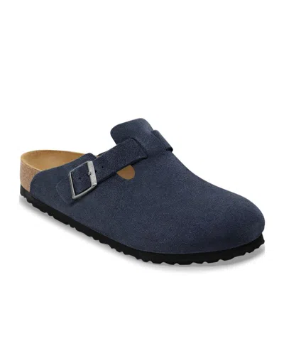 Birkenstock Boston Clogs Midnight In Blue