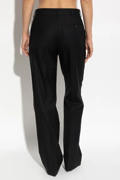 Moschino Belt Loop Dress Pants In Black