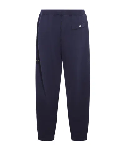 Stone Island Elastic Waist Sweatpants In Black