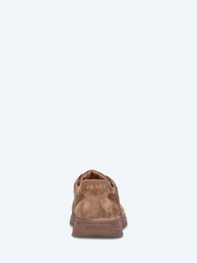 Prada Prax 2.0 Sneakers In Brown