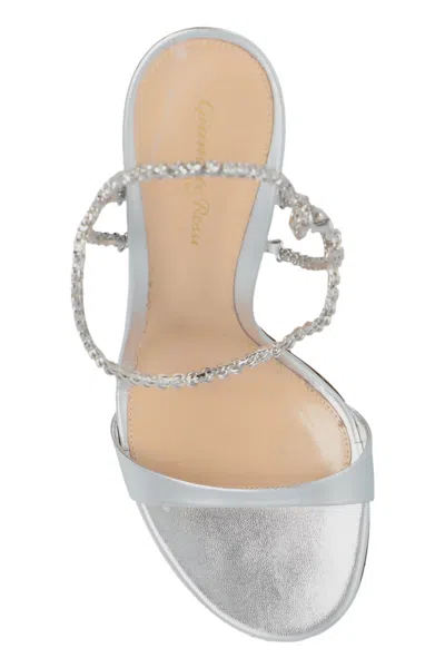 Gianvito Rossi Round Toe High Heel Sandals