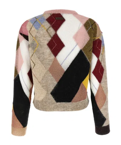 Moschino Knitwear Crew Neck Long Sleeves Soft Texture