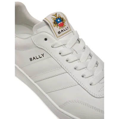 Bally Leather Rivy Sneakers Low-top Silhouette Rubber Sole In White