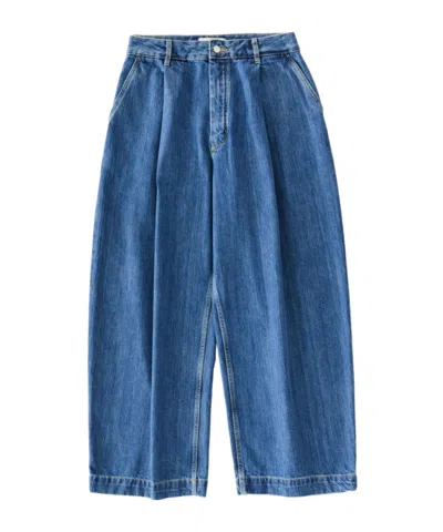 Studio Nicholson Silk Denim In Blue