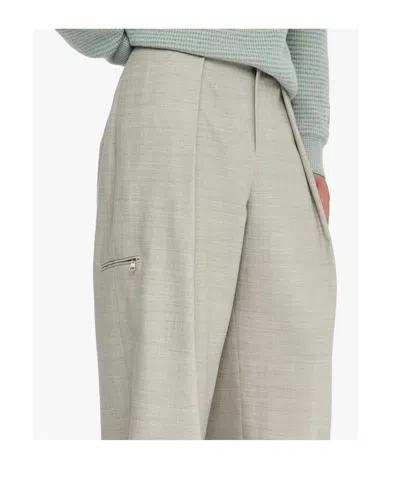 Jw Anderson Tailored Trousers Clay Melange In Neutral