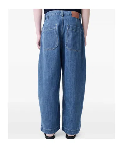 Studio Nicholson Silk Denim In Blue