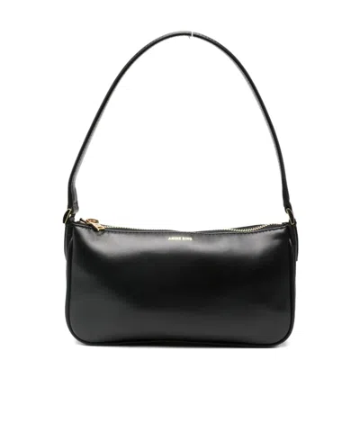 Anine Bing Mini Leather Elly Shoulder Bag In Black