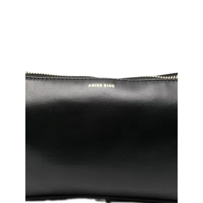 Anine Bing Mini Leather Elly Shoulder Bag In Black