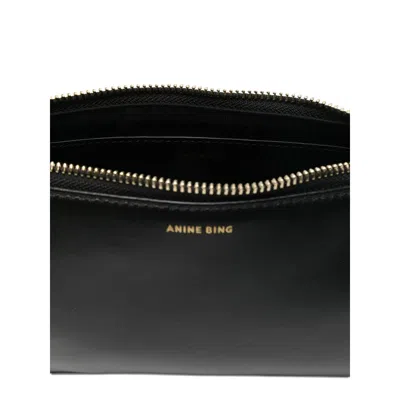 Anine Bing Mini Leather Elly Shoulder Bag In Black